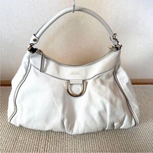 Gucci Ivory Leather Hobo Bag
